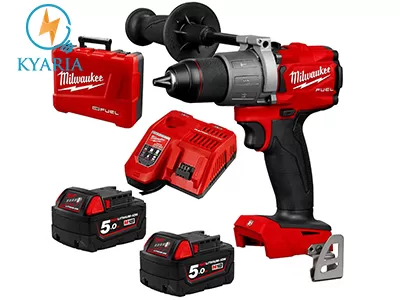 Máy khoan động lực Milwaukee M18 FPD2-502C SET (2Pin 5Ah + Sạc)